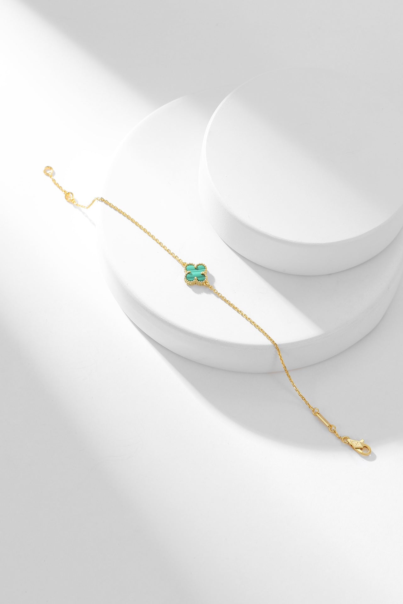 Aura CLOVER ARMBAND MALACHIT 1 MOTIV
