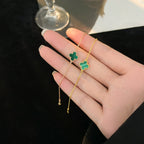 Aura CLOVER BRACELET MALACHITE 1 MOTIF