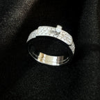 Aura KELLY SILVER DIAMOND RING