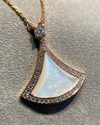 [⭐Veya]DREAM MOP DIAMANTPAVÉ HALSKETTE IN ROSÉGOLD