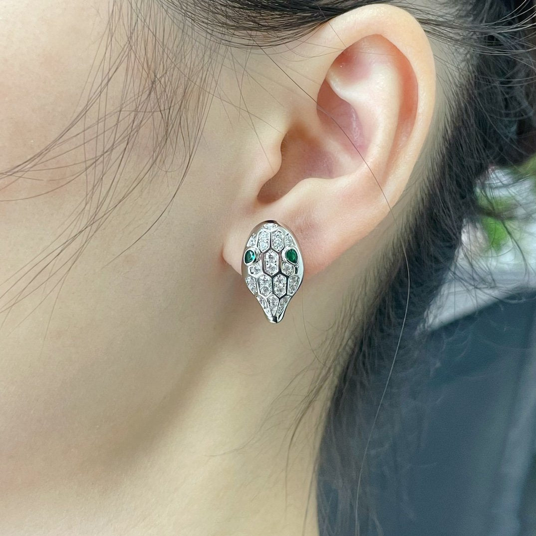 [⭐Veya]SERPENT DIAMANT-OHRSTECKER