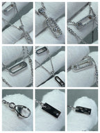 [Aura ] MOVE 2 ROW DIAMOND NECKLACE