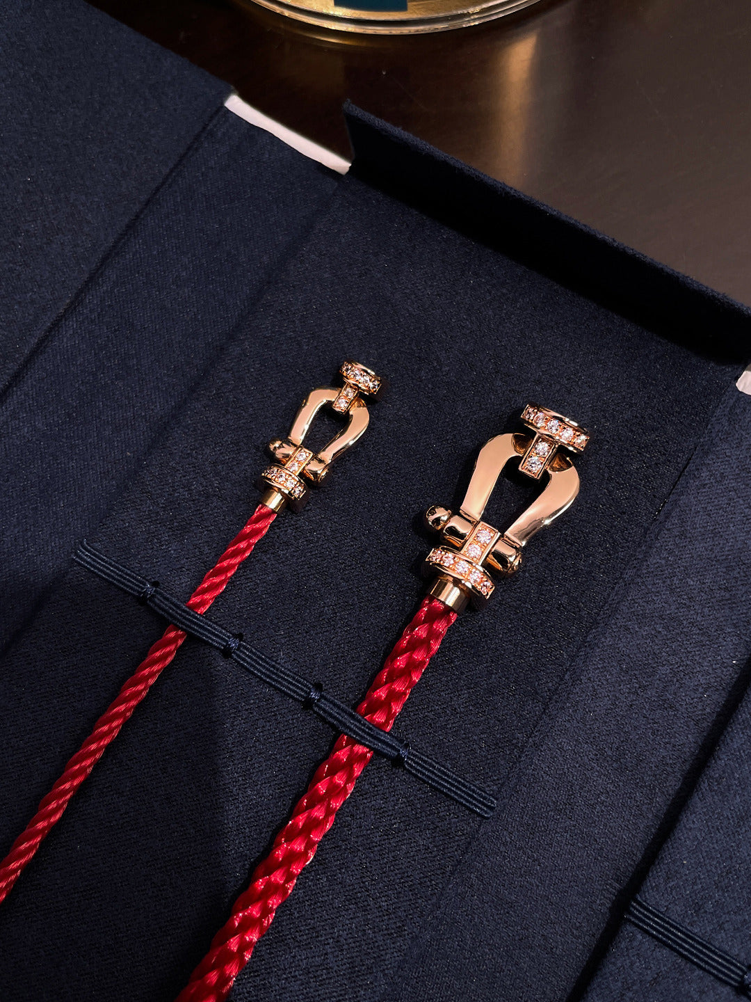 [⭐Aura ]FORCE 10 HALF DIAMOND PINK GOLD RED CORDERI LARGE AND MEDIUM MODEL