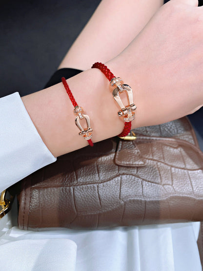 [⭐Aura ]FORCE 10 HALF DIAMOND PINK GOLD RED CORDERI LARGE AND MEDIUM MODEL