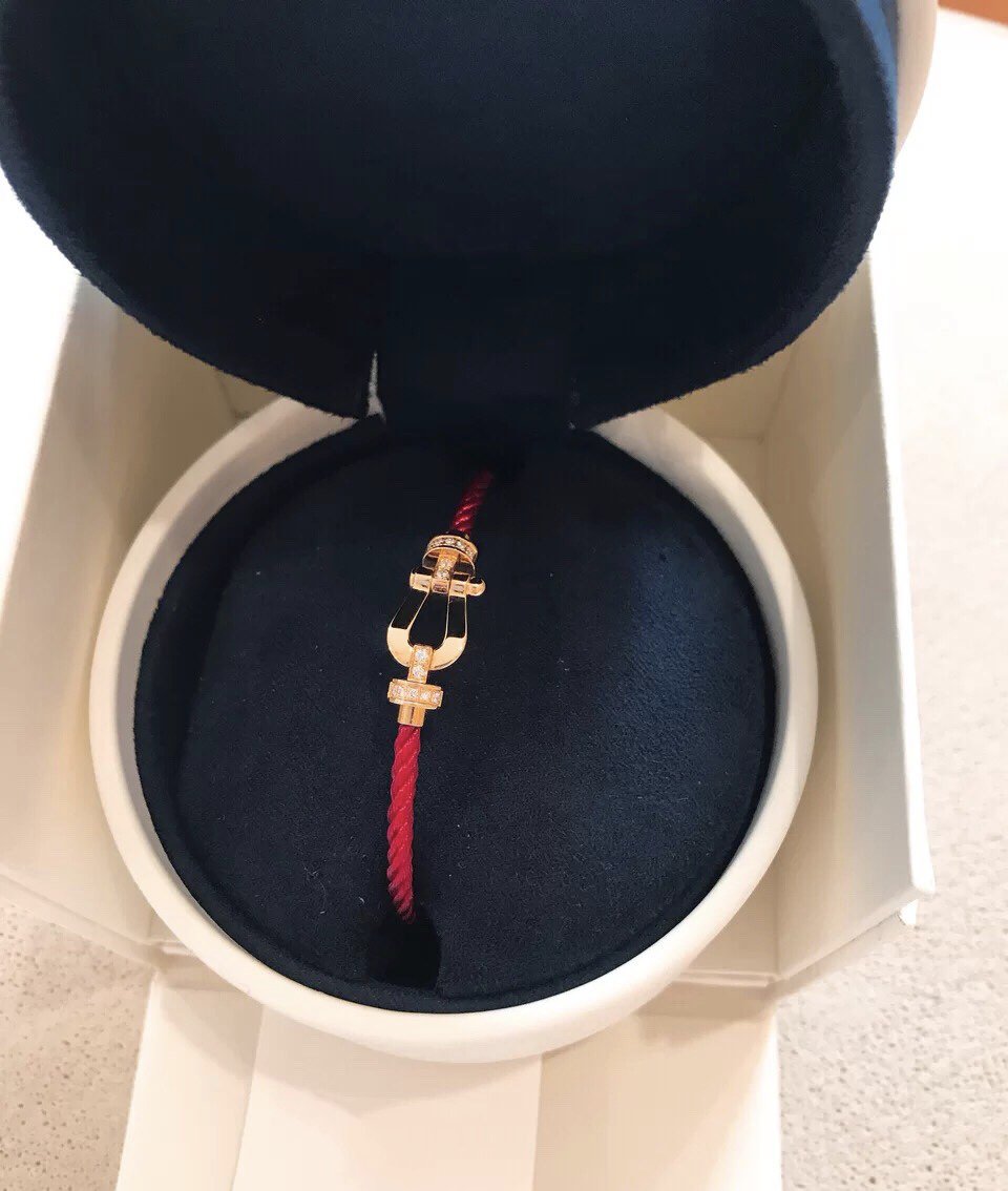 [⭐Aura ]FORCE 10 HALF DIAMOND PINK GOLD RED CORDERI LARGE AND MEDIUM MODEL