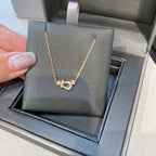 Aura FORCE 10 DIAMOND PINK GOLD NECKLACE MINI MODEL