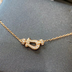 Aura FORCE 10 DIAMOND PINK GOLD NECKLACE MINI MODEL