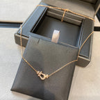Aura FORCE 10 DIAMOND PINK GOLD NECKLACE MINI MODEL