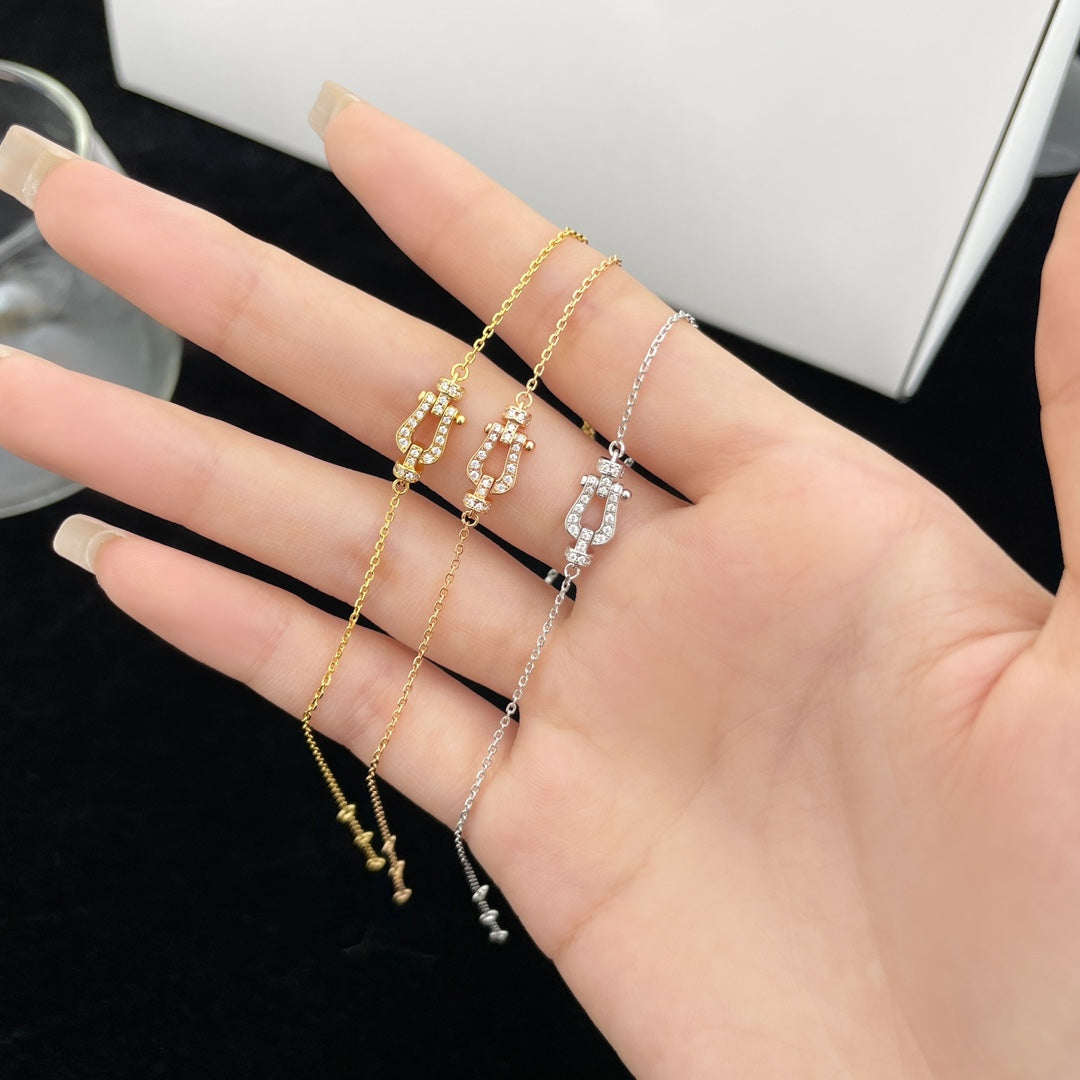 Aura FORCE 10 FULL DIAMOND BUCKLE CHAIN LINK MINI MODEL