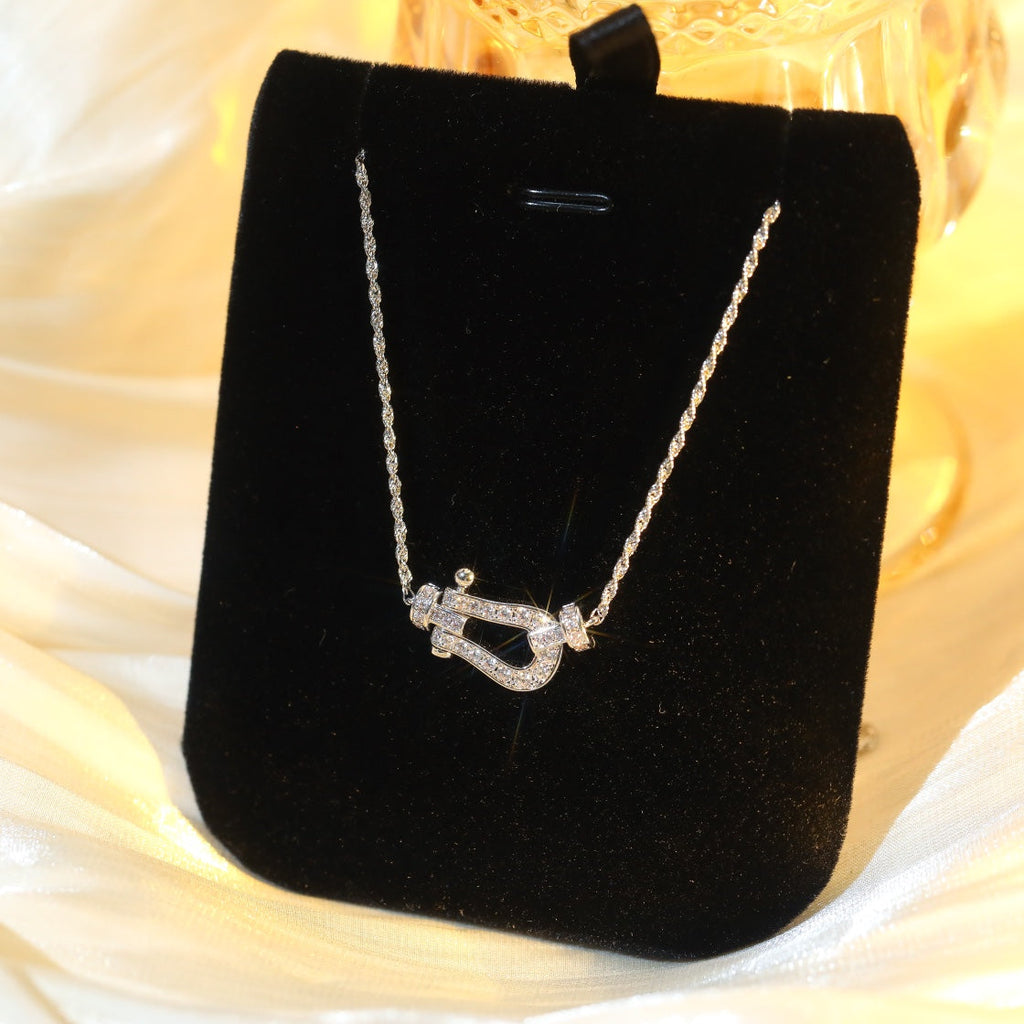 Aura FORCE 10 DIAMOND SILVER NECKLACE MINI MODEL