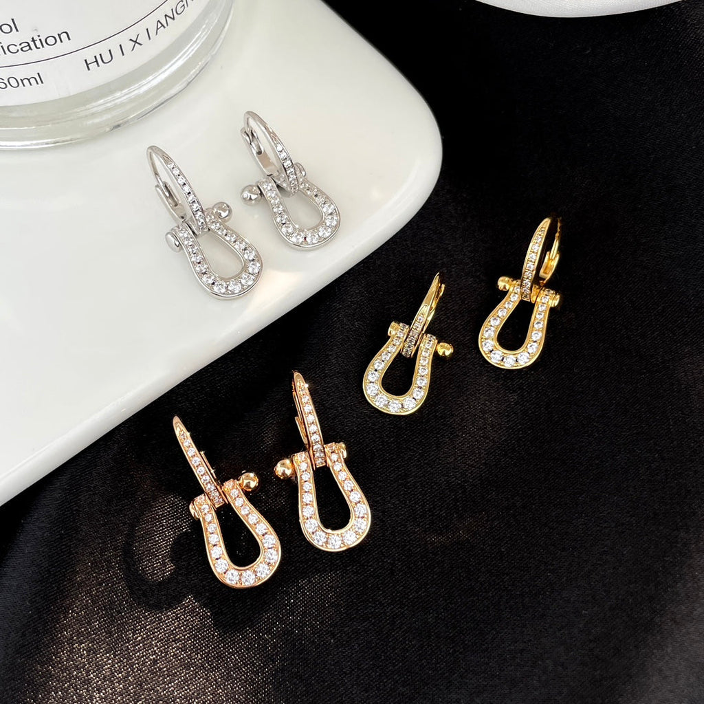 Aura FORCE 10 FULL DIAMOND DROP OHRRINGE MITTLERES MODELL