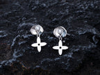 Aura VIDYLLE SILVER DIAMOND MINI DROP OHRRINGE