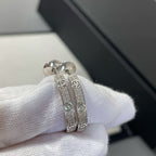 Aura LOVE DIAMOND SILBERNE CREOLEN