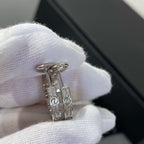 Aura LOVE DIAMOND SILBERNE CREOLEN