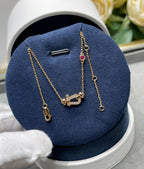 Aura FORCE 10 DIAMOND PINK GOLD NECKLACE