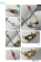 Aura FORCE 10 DIAMOND PINK GOLD NECKLACE