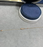 Aura FORCE 10 DIAMOND CHAIN LINK PINK GOLD BRACELET