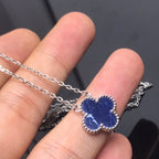 Aura CLOVER PIETERSITE SILBER LANGE HALSKETTE