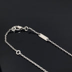 Aura CLOVER PIETERSITE SILBER LANGE HALSKETTE