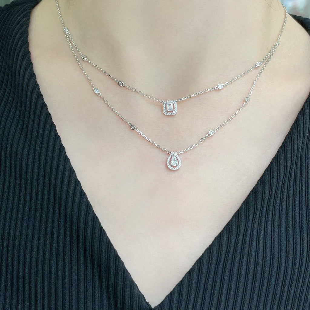 [Aura ] MEINE ZWEIREIHIGE DIAMANTKETTE