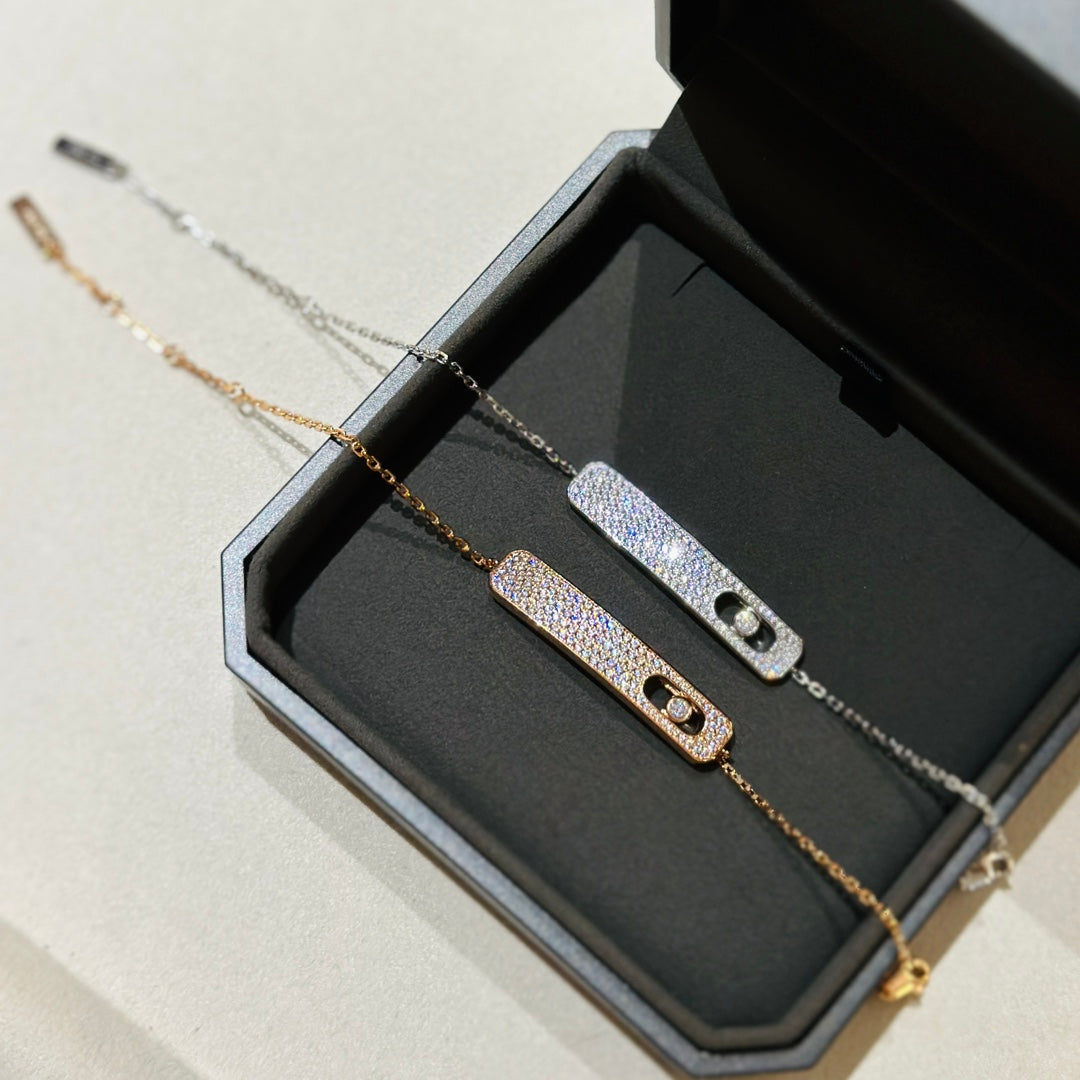 [Aura ]MOVE CLASSIQUE DIAMOND PAVED BRACELET