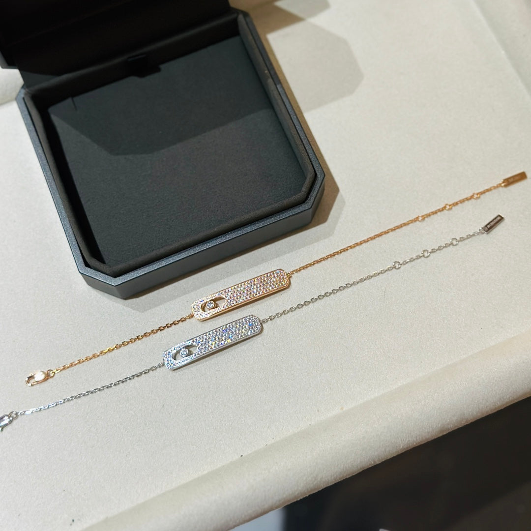 [Aura ]MOVE CLASSIQUE DIAMOND PAVED BRACELET