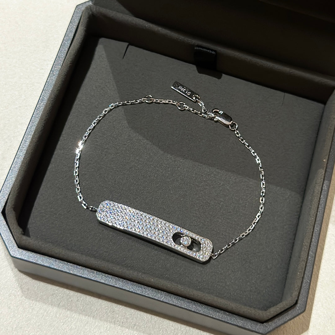 [Aura ]MOVE CLASSIQUE DIAMOND PAVED BRACELET