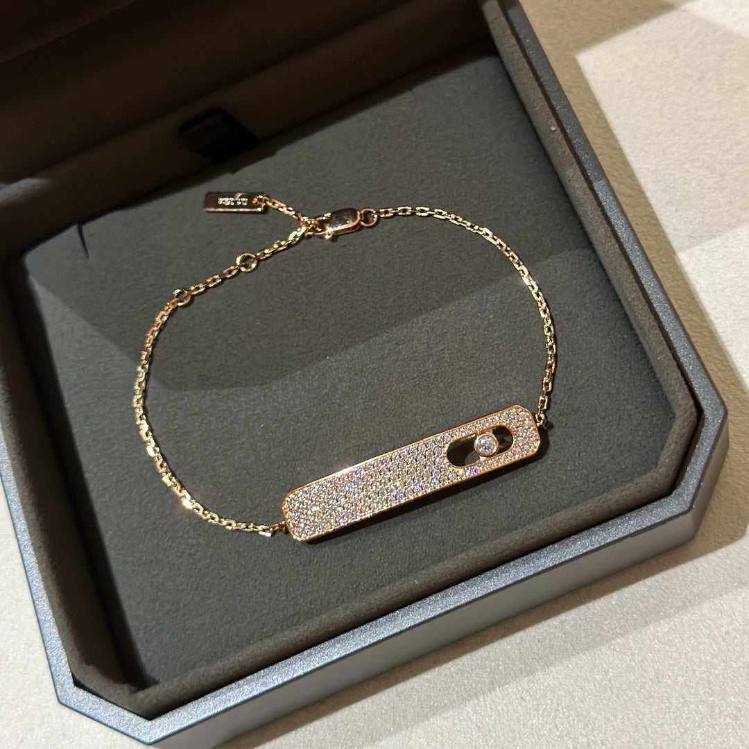[Aura ]MOVE CLASSIQUE DIAMOND PAVED BRACELET