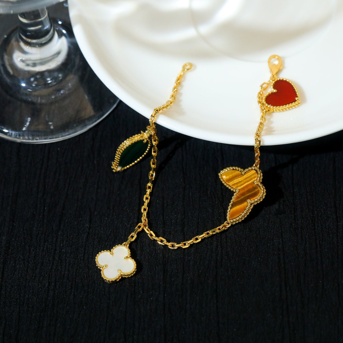 Aura LUCKY SPRING 5 MOTIV GOLDARMREIF