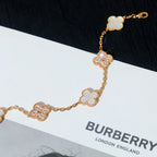 [Aura ]New CLOVER WHITE PEARL MOP 5 MOTIF BRACELET COLLECTION