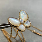 Aura BUTTERFLY MOP DIAMANT HALSKETTE