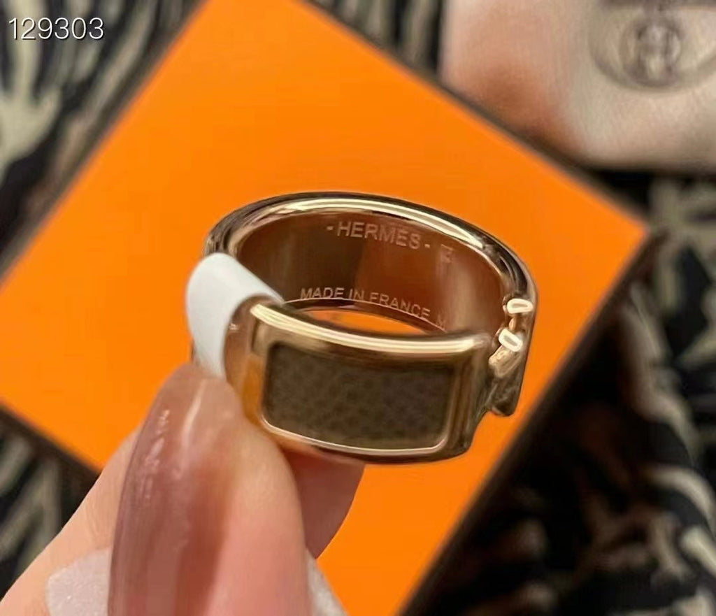 Aura OLYMPE PINK GOLD RING