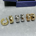Aura BEE LOVE DIAMOND HOOP EARRINGS