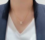 Aura BEE LOVE DIAMOND PAVED 3 ROW NECKLACE