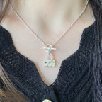 Aura CONSTANCE PEDANT SILVER NECKLACE
