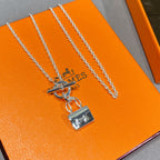 Aura CONSTANCE PEDANT SILVER NECKLACE