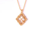 [Aura] B.C.L ENAMEL ROTATING SINGLE-DIAMOND NECKLACE£¨Various colors£©