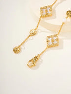 [Aura]B.C.L ENAMELED Three-Flower Bracelet£¨Trumpet)
