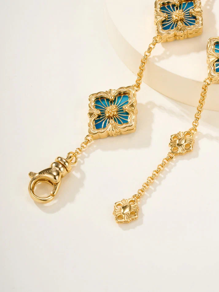 [Aura]B.C.L ENAMELED Five-Flower Bracelet£¨Various Colors)