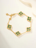 [Aura]B.C.L ENAMELED Five-Flower Bracelet£¨Various Colors)