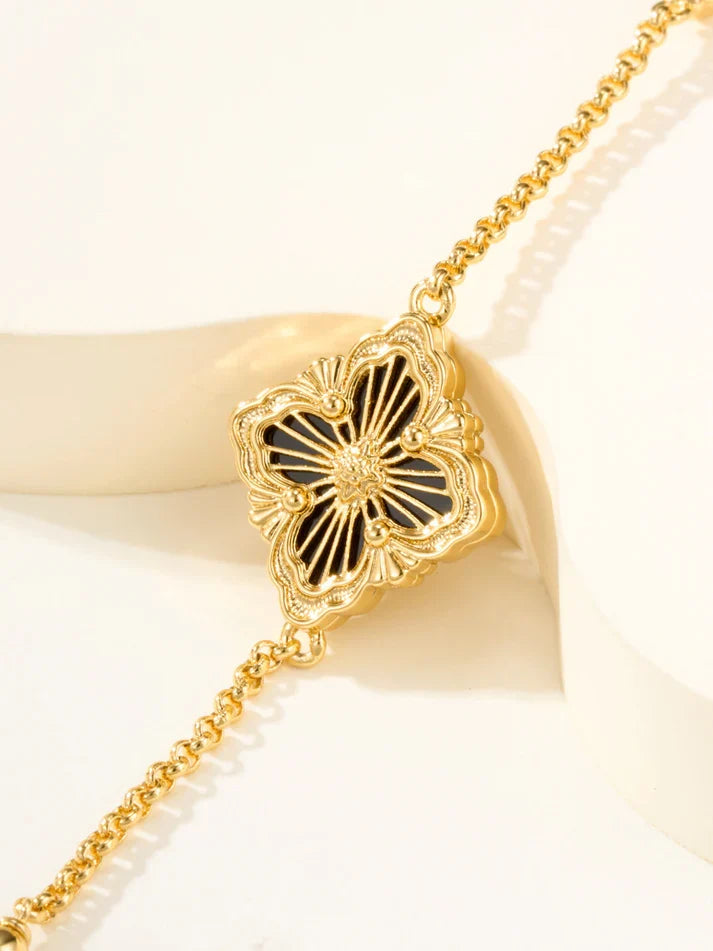 [Aura]B.C.L ENAMELED One-Flower Bracelet£¨Various Colors)