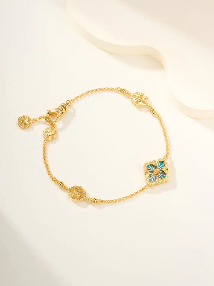 [Aura]B.C.L ENAMELED One-Flower Bracelet£¨Various Colors)