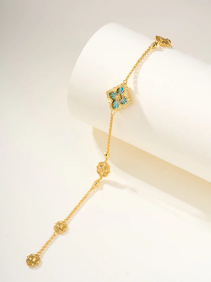 [Aura]B.C.L ENAMELED One-Flower Bracelet£¨Various Colors)