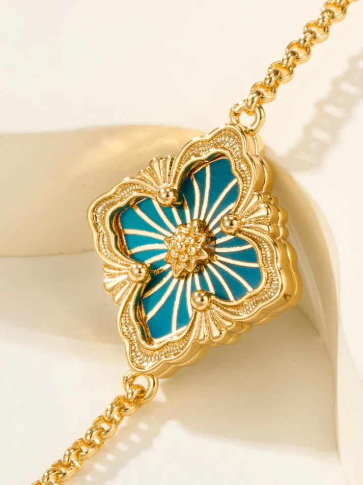 [Aura]B.C.L ENAMELED One-Flower Bracelet£¨Various Colors)