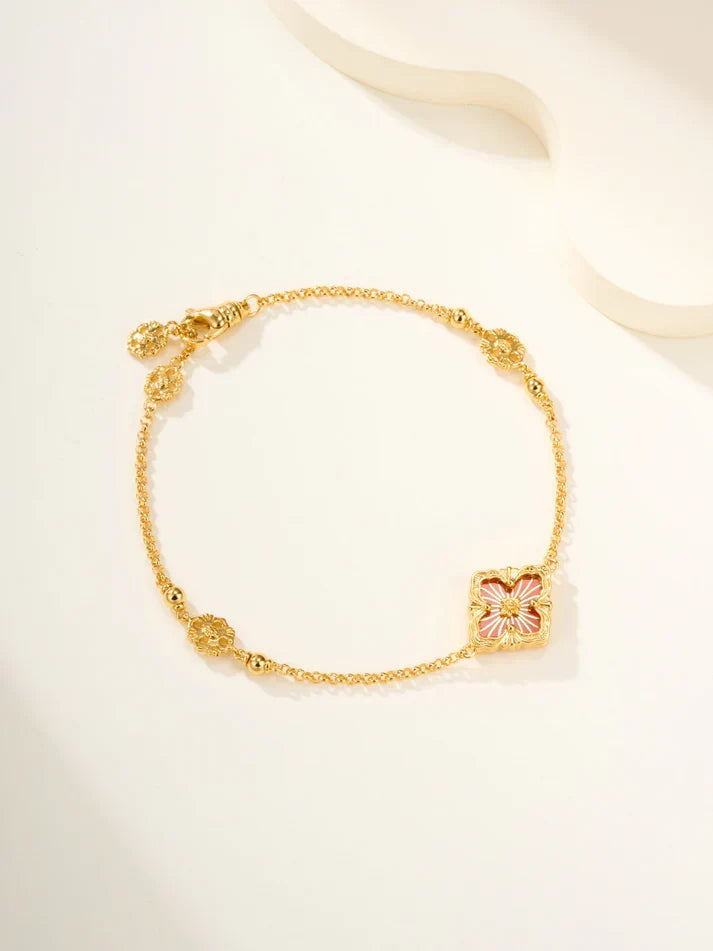 [⭐Aura]B.C.L ENAMELED One-Flower Bracelet£¨Various Colors)