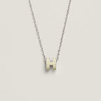 Aura HM CLIC YELLOW ENAMEL GOLD NECKLACE
