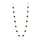 Aura CLOVER 20 MOTIVE ONYX HALSKETTE