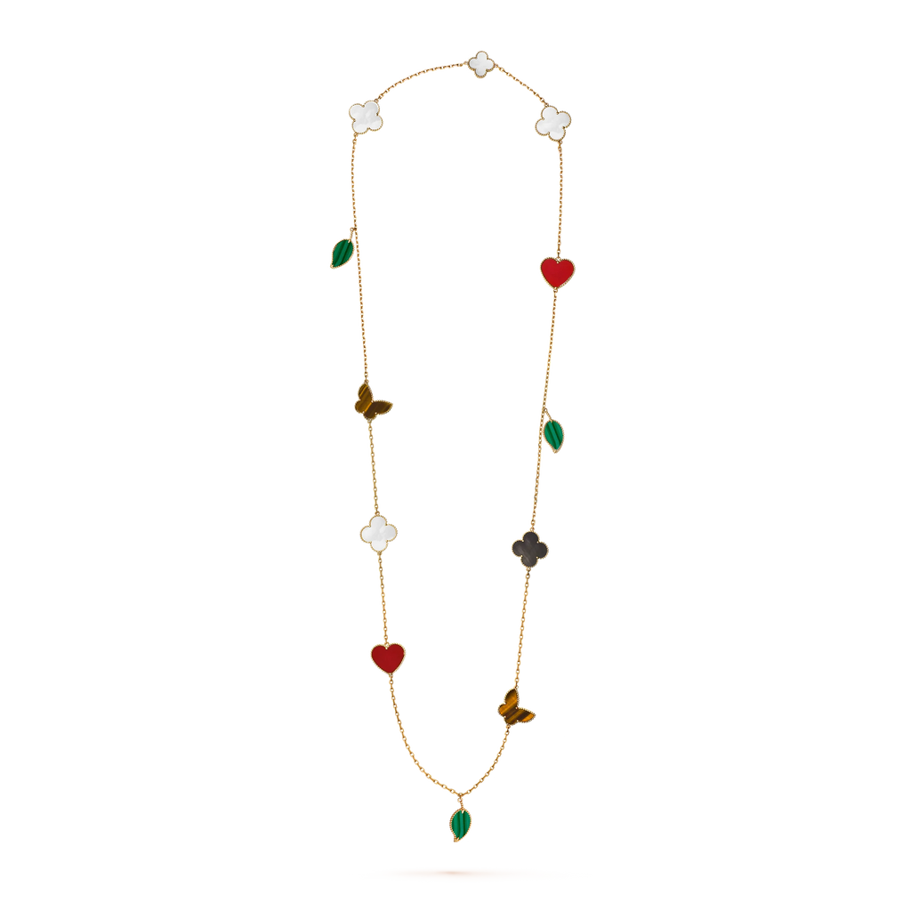 [Aura ] Lucky Alhambra Lange Halskette – 12 Designs