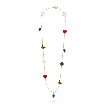 [Aura ] Lucky Alhambra Lange Halskette – 12 Designs