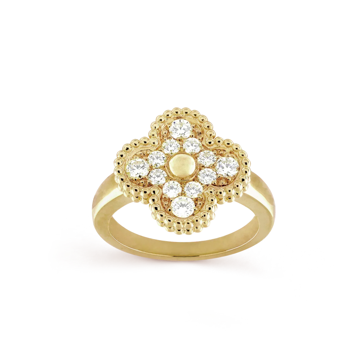 [⭐Aura ]CLOVER DIAMOND RING